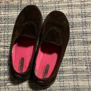Skechers Dark Brown GO Walk Slip-Ons